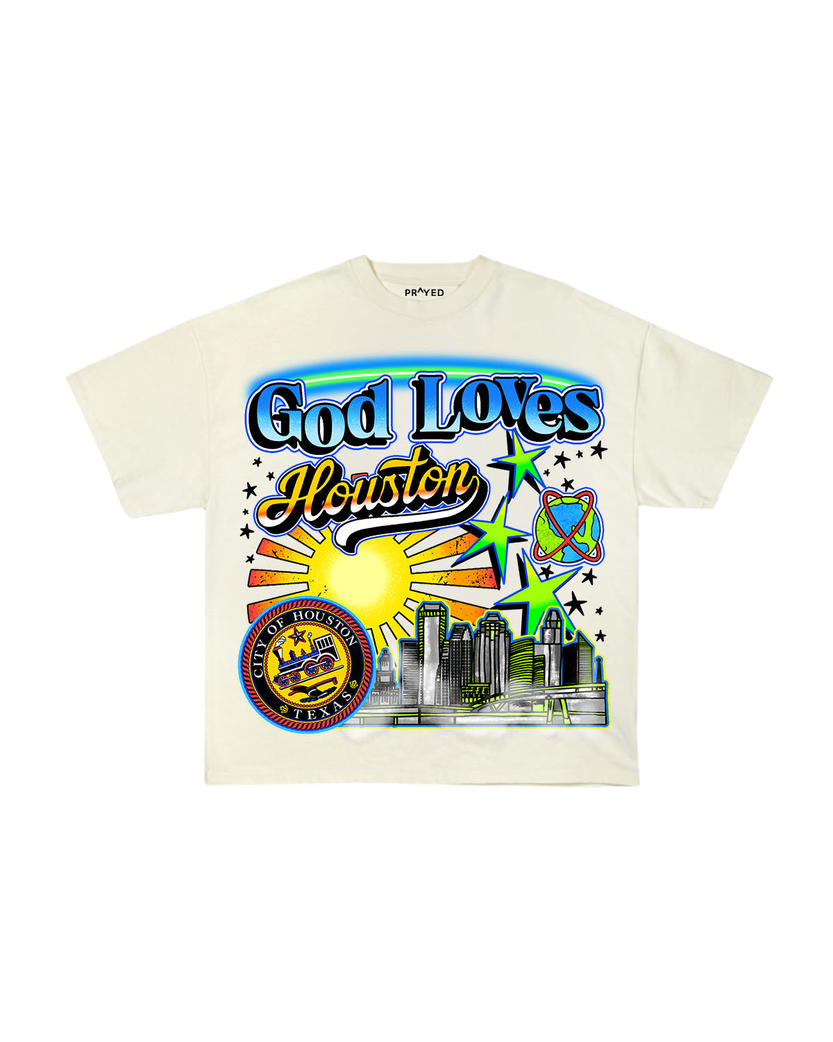 God Loves Houston Unisex T-Shirt
