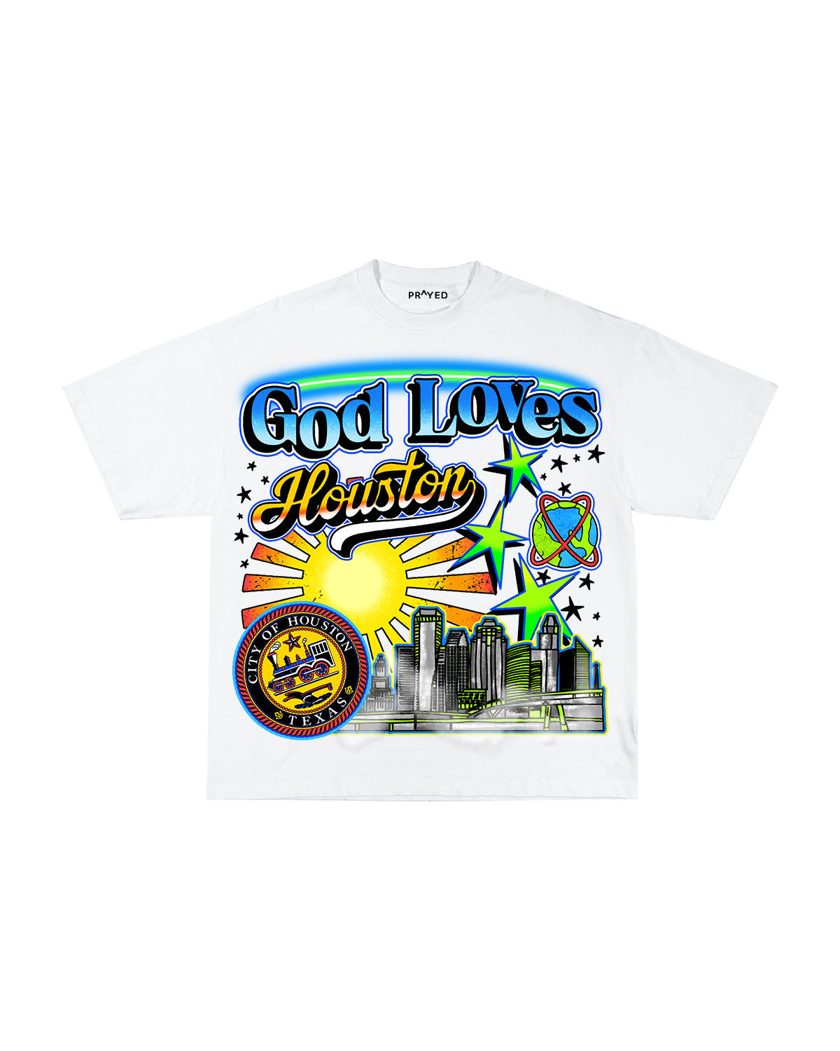 God Loves Houston Unisex T-Shirt