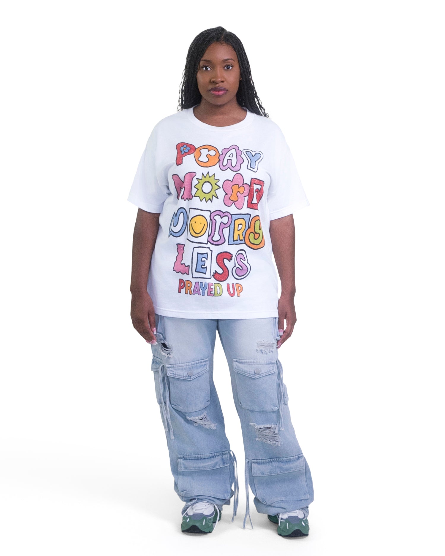 Pray More Worry Less Unisex T-Shirt