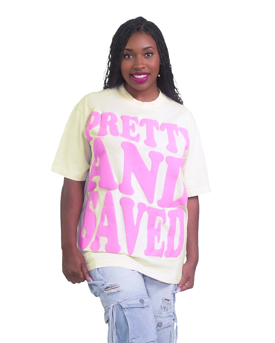 Pretty and Saved "PUFF PRINT" Unisex T-Shirt