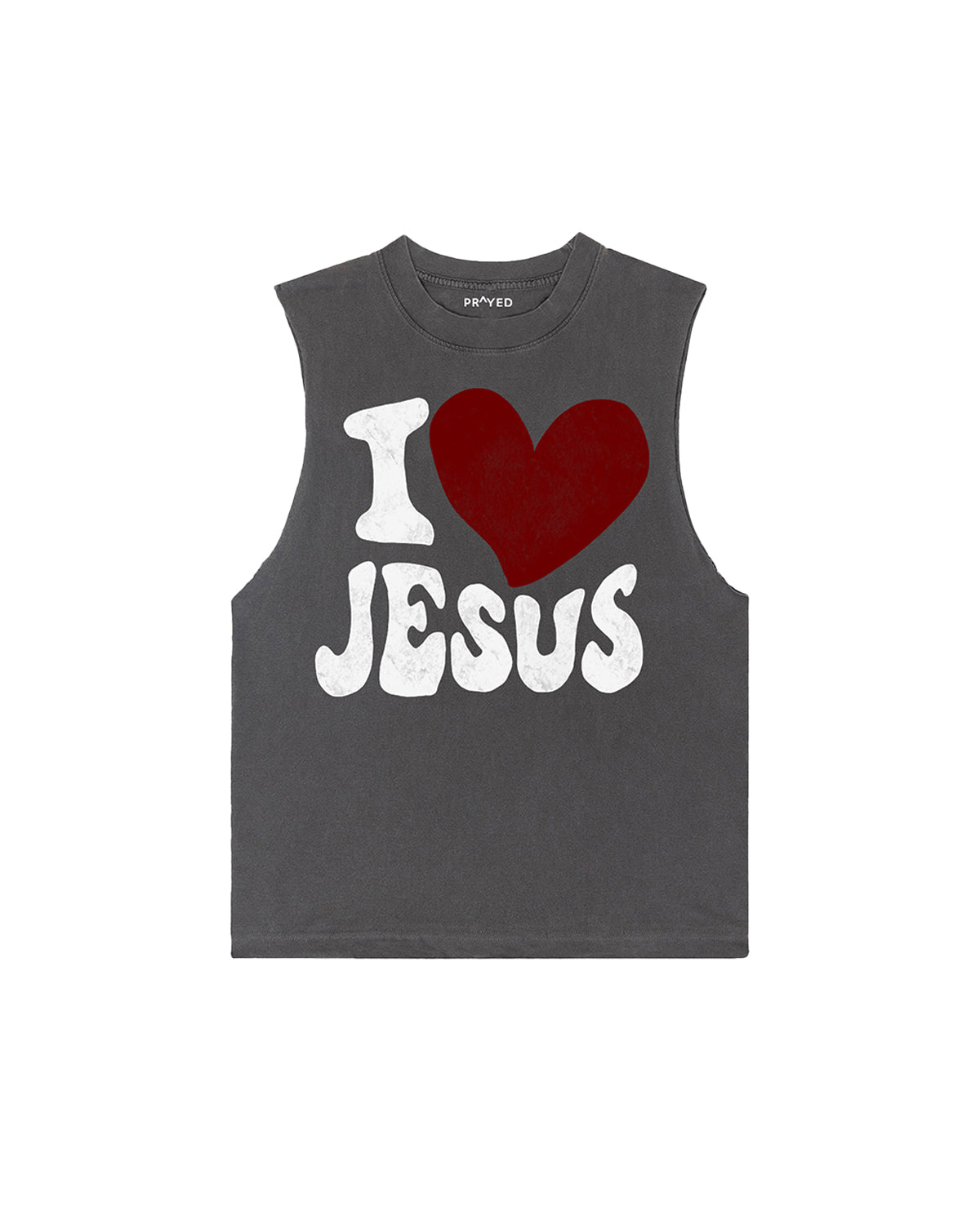 Black I love Jesus Muscle Tank