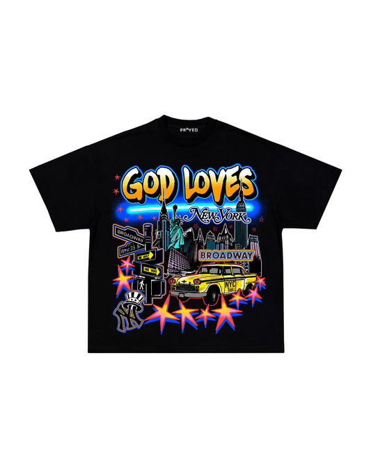 God Loves NY Unisex  T-Shirt