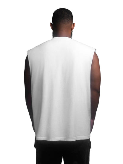 Person in White I love Jesus Muscle Tank 
