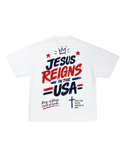 Jesus Reigns In The USA Unisex T-Shirt